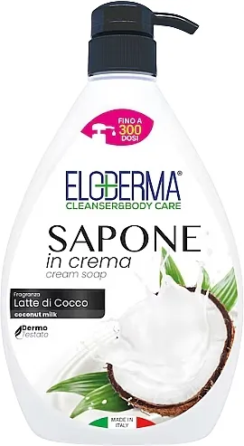 Eloderma Cream Soap Kremasto sapun za ruke, telo i lice kokosovo mleko