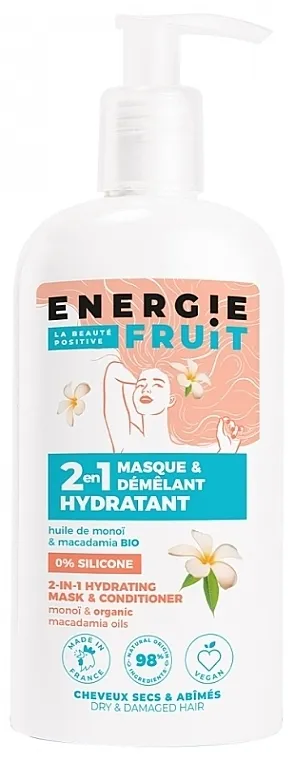 Energie Fruit Monoi &amp; Macadamia Oil 2 In 1 Hydrating Mask &amp; Conditioner Maska-regenerator "Monoi i ulje makadamije"