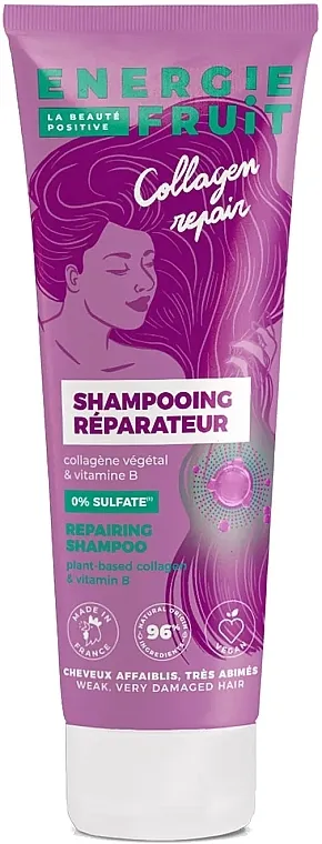 Energie Fruit Plant Based Collagen &amp; Vitamn B Repairing Shampoo Regenerišući šampon bez sulfata