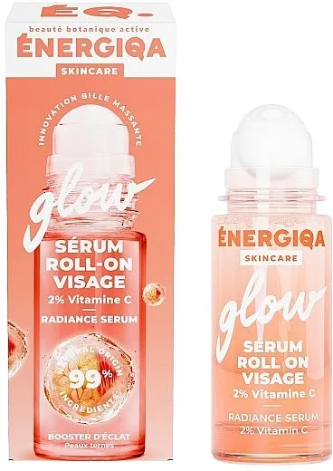 Energiqa Skincare Glow Radiance Serum Roll-On 2% Vitamine C Svetleće serumsko lice