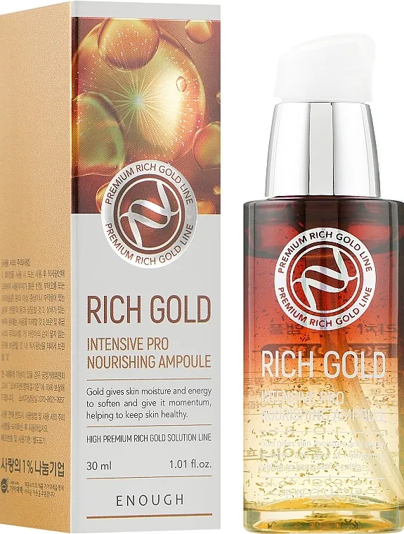 Enough Rich Gold Intensive Pro Nourishing Ampoule Regenerišući serum sa komponentama zlata