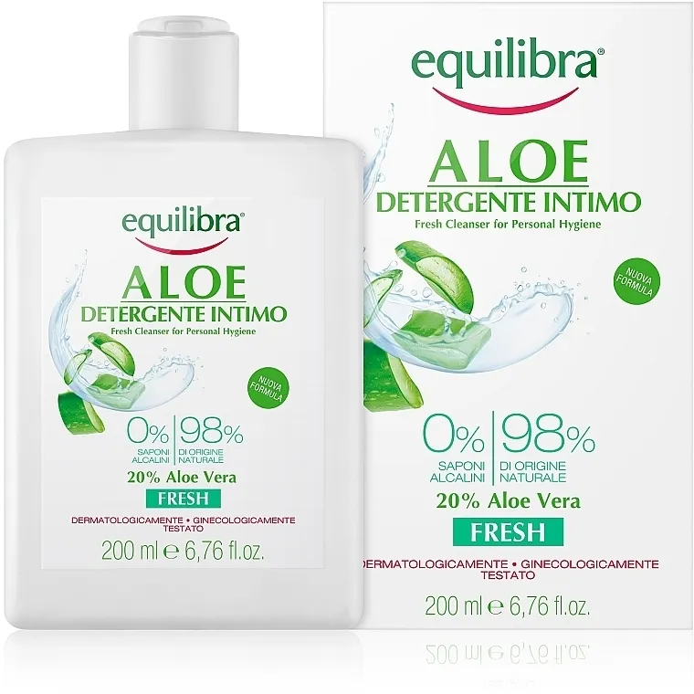 Equilibra Aloe Fresh Cleanser For Personal Hygiene Osvježavajući gel za intimnu higijenu