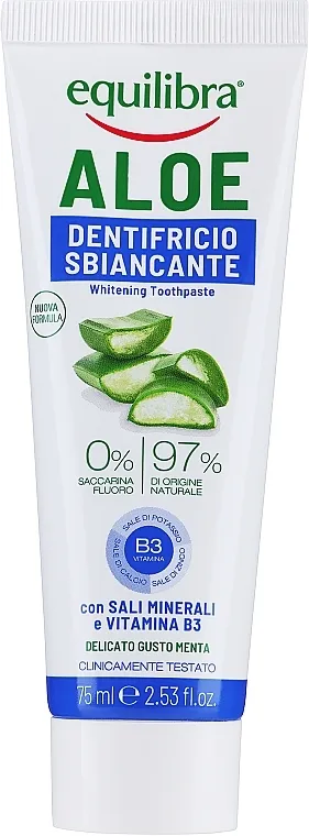 Equilibra Aloe Gel Pasta za zube "Izbjeljivanje"