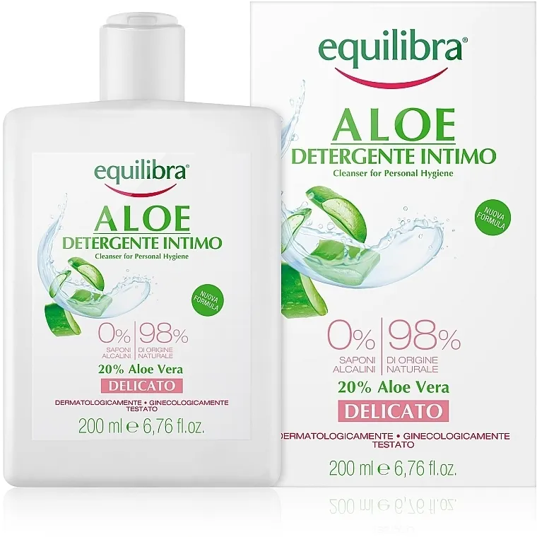 Equilibra Aloe Gentle Cleanser For Personal Hygiene Nježni gel za intimnu higijenu