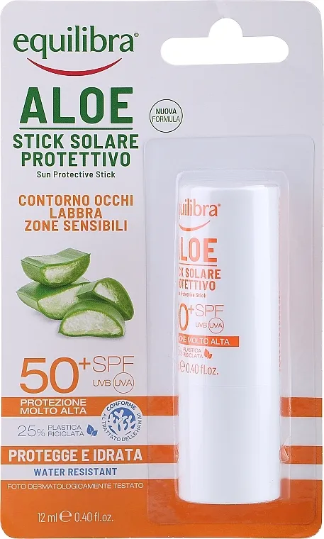 Equilibra Aloe Line Sun Protection Stick SPF 50 Stik za sunčanje