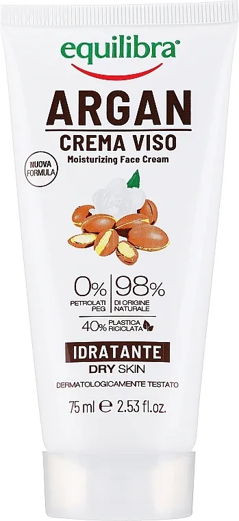 Equilibra Argan Line Moisturizing Face Cream Hidratantna krema za lice "Argan"
