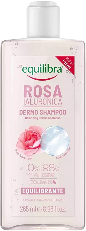 Equilibra Rosa Balansing Dermo Shampoo Šampon sa ružom i hijaluronskom kiselinom
