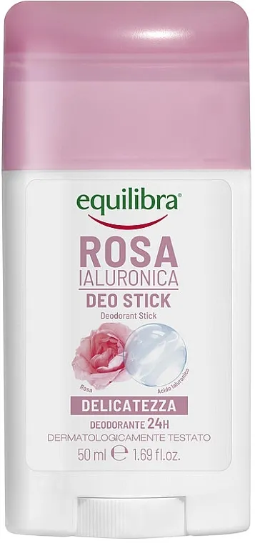 Equilibra Rosa Deodorant Stick Dezodorans u stiku "Ruža" sa hijaluronskom kiselinom