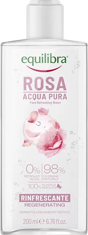 Equilibra Rose Acqua Pura Pure Refreshing Water Regenerating Tonik za lice