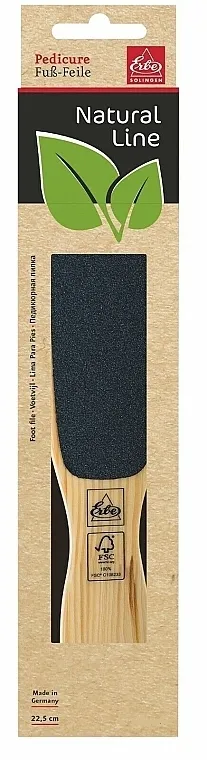 Erbe Solingen Natural Line Double Sided Foot File Dvostrana turpija za pedikuru