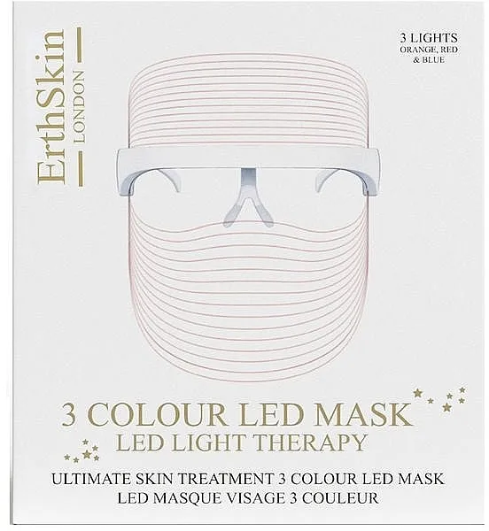 ErthSkin London 3 Colour LED Mask LED Light Therapy Maska za lice