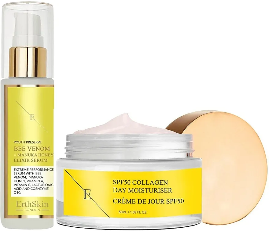ErthSkin London (d/cr/50ml + elixir/serum/60ml) Set