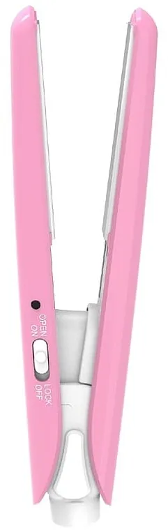 ErthSkin London Go &amp; Glide Mini Hair Straightener Pink Pegla za kosu