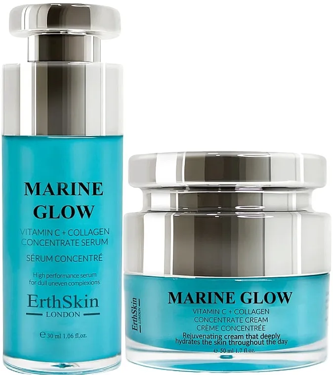 ErthSkin London Marine Glow (cr/50ml + serum/30ml) Set