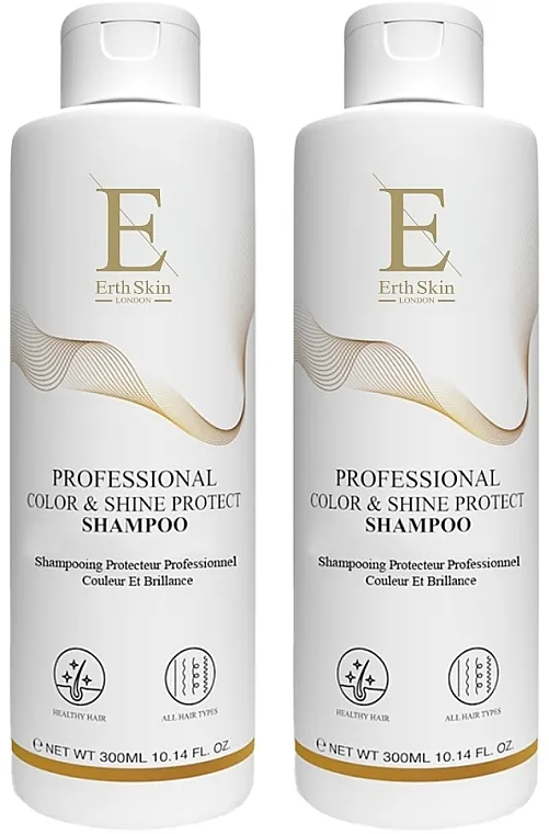 ErthSkin London Professional Color &amp; Shine Protect Shampoo (shm/2x300ml) Set