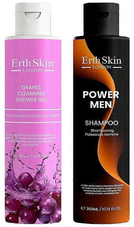 ErthSkin London (sh/gel/300ml + shmp/300ml) Set