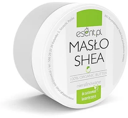 Esent Organski shea puter, nerafinisani