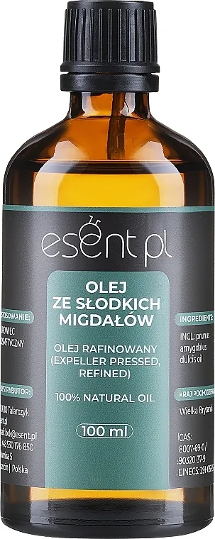 Esent Ulje slatkog badema, rafinirano