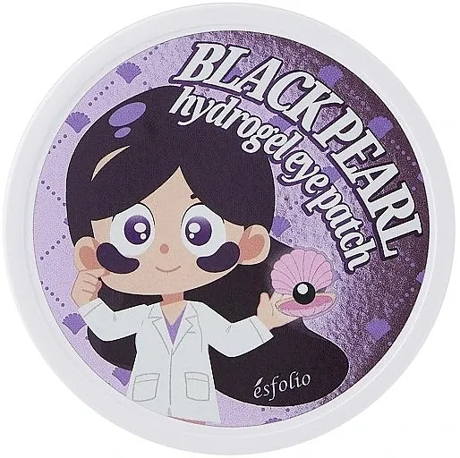 Esfolio Black Pearl Hydrogel Eye Patch Hidrogel flasteri za oči s crnim biserima