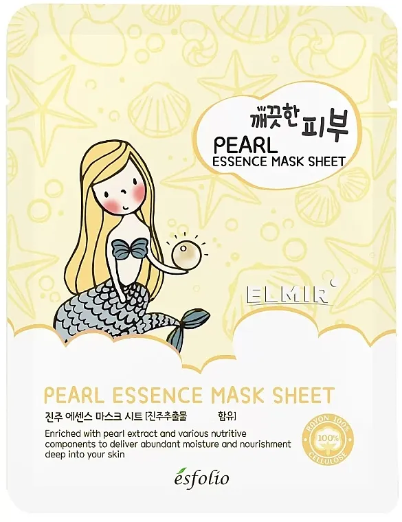 Esfolio Essence Mask Sheet Sheet maska ​​za lice s biserima