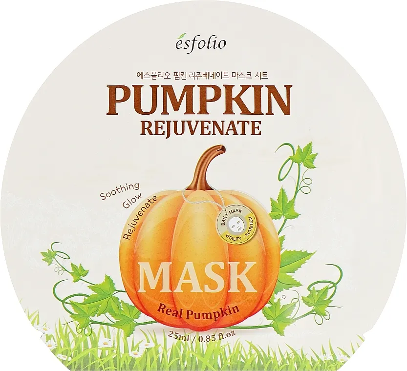 Esfolio Pumpkin Rejuvenate Mask Maska u maramici za lice sa ekstraktom bundeve