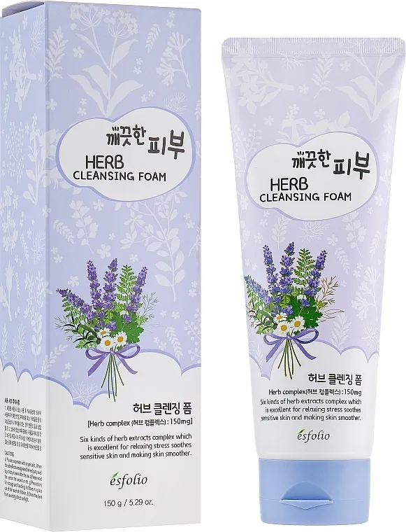 Esfolio Pure Skin Herb Cleansing Foam Pjena za umivanje