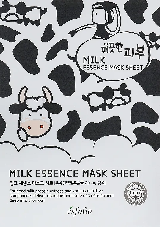 Esfolio Pure Skin Milk Essence Mask Sheet Sheet maska sa mlekom