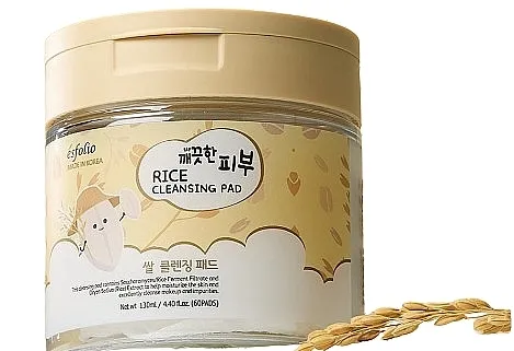 Esfolio Pure Skin Rice Cleansing Pad Kozmetički jastučići sa pirinčanom vodom