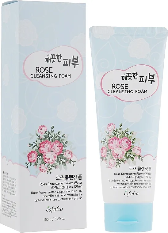 Esfolio Pure Skin Rose Cleansing Foam Pjena za umivanje