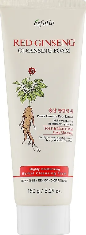 Esfolio Red Ginseng Cleansing Foam Pena za umivanje sa crvenim ženšenom