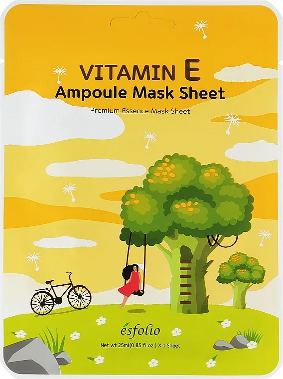 Esfolio Vitamin E Ampoule Mask Sheet Hidratantna maska u maramici sa vitaminom E