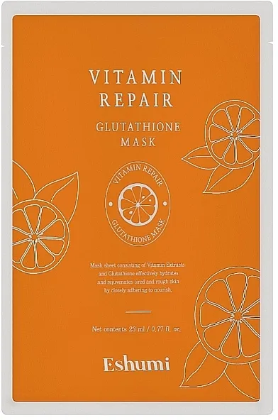 Eshumi Vitamin Repair Maska za lice u listu