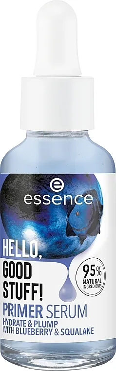 Essence Hello, Good Stuff! Primer Serum Hydrate &amp; Plump Blueberry &amp; Squalane Serum za lice Primer