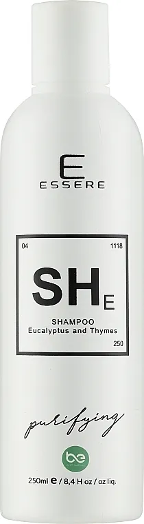 Essere Shampoo Šampon za dubinsko čišćenje "Eukaliptus i majčina dušica"