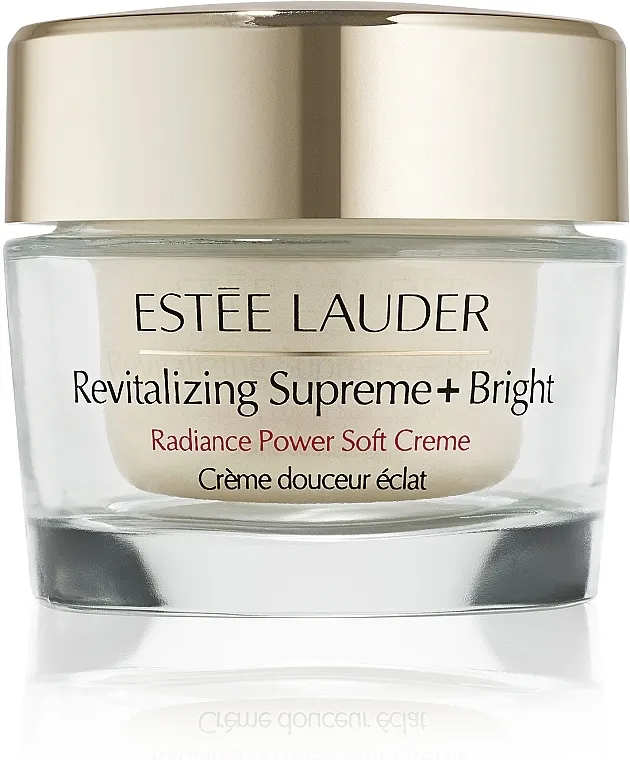 Estée Lauder Revitalizing Supreme + Bright Radiance Power Soft Cream Podmlađujuća krema koja obezbeđuje ujednačen ten i sjaj kože