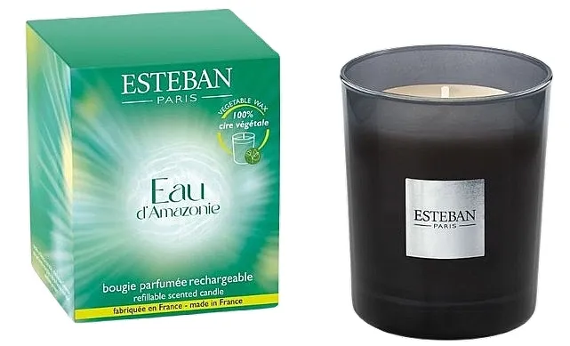 Esteban Eau D'Amazonie Refillable Scented Initial Candle Mirisna sveća u staklu