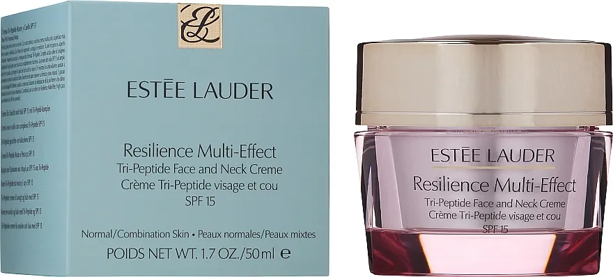 Estee Lauder Resilience Multi-Effect Tri-Peptide Face and Neck Creme SPF 15 Lifting krema za normalnu kožu lica i vrata