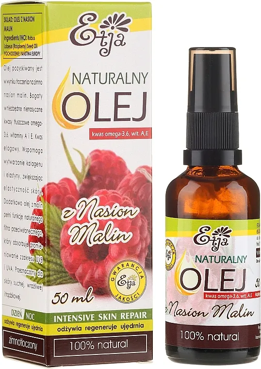 Etja Natural Raspberry Seed Oil Prirodno ulje sjemenki maline