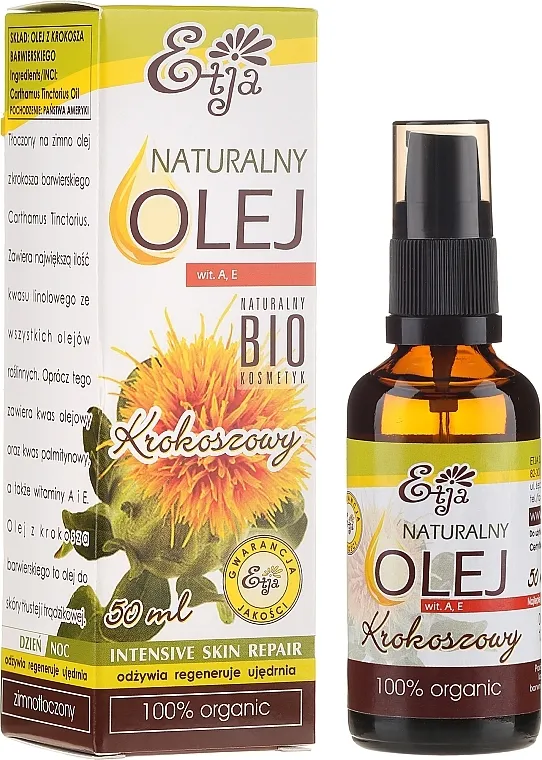 Etja Natural Safflower Cold Pressed Prirodno ulje šafranike