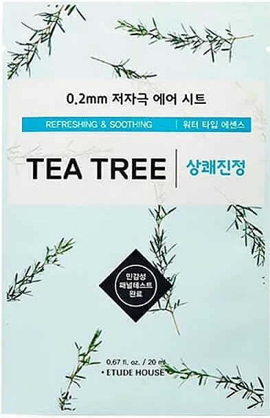 Etude House Therapy Air Mask Tea Tree Maska za problematičnu kožu sa ekstraktom čajevca