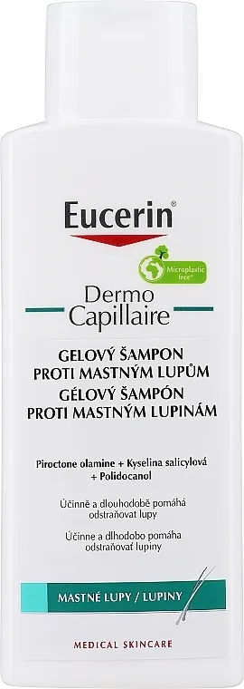 Eucerin DermoCapillaire Anti-Dandruff Gel Shampoo Šampon protiv peruti za masnu kosu