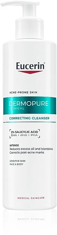 Eucerin DermoPure Clinical Correcting Cleanser Čistilni gel za lice i telo