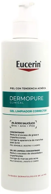 Eucerin Dermopure Clinical Corrective Cleansing Gel Čistilni gel koncentrat za masnu kožu