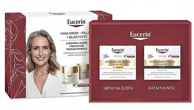 Eucerin Hyaluron-Filler + Elasticity (d/cr/50ml + n/cr/50ml) Set