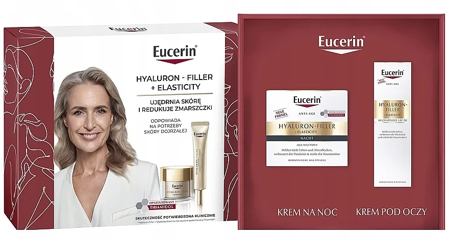 Eucerin Hyaluron-Filler + Elasticity (f/cr/50ml + eye/cr/15ml) Set