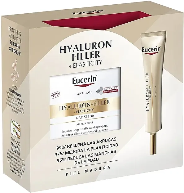 Eucerin Hyaluron-Filler + Elasticity (f/cr/50ml + eye/cr/50ml) Set