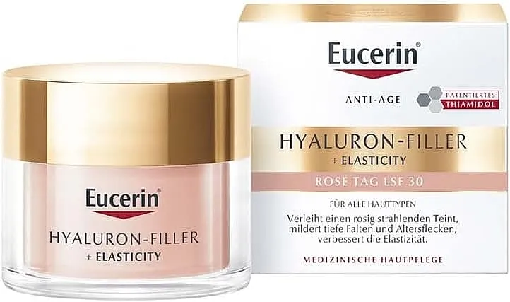 Eucerin Hyaluron Filler + Elasticity Rose Day Cream SPF30 Anti-aging dnevna krema za lice