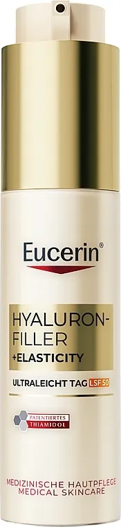 Eucerin Hyaluron-Filler + Elasticity Ultra-Light SPF 50 Dnevna krema za kožu s prvim znacima starenja