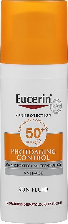 Eucerin Sun Protection Photoaging Control Sun Fluid SPF 50 Fluid protiv starenja za sunčanje