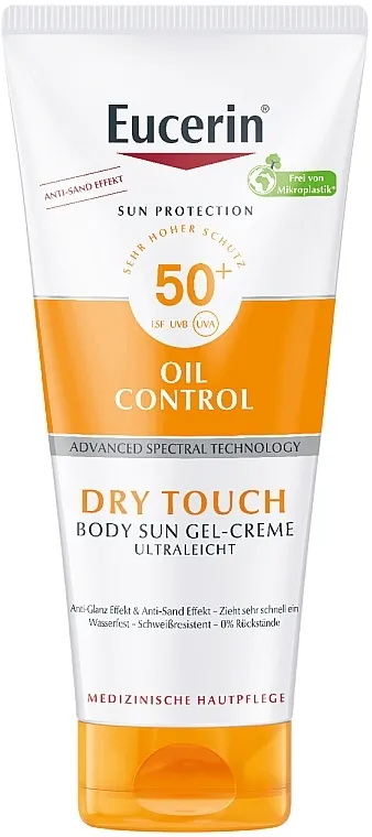 Eucerin Sun Protection Sun Oil Control Dry Touch SPF 50+ Ultralaka zaštitna gel-krema za telo